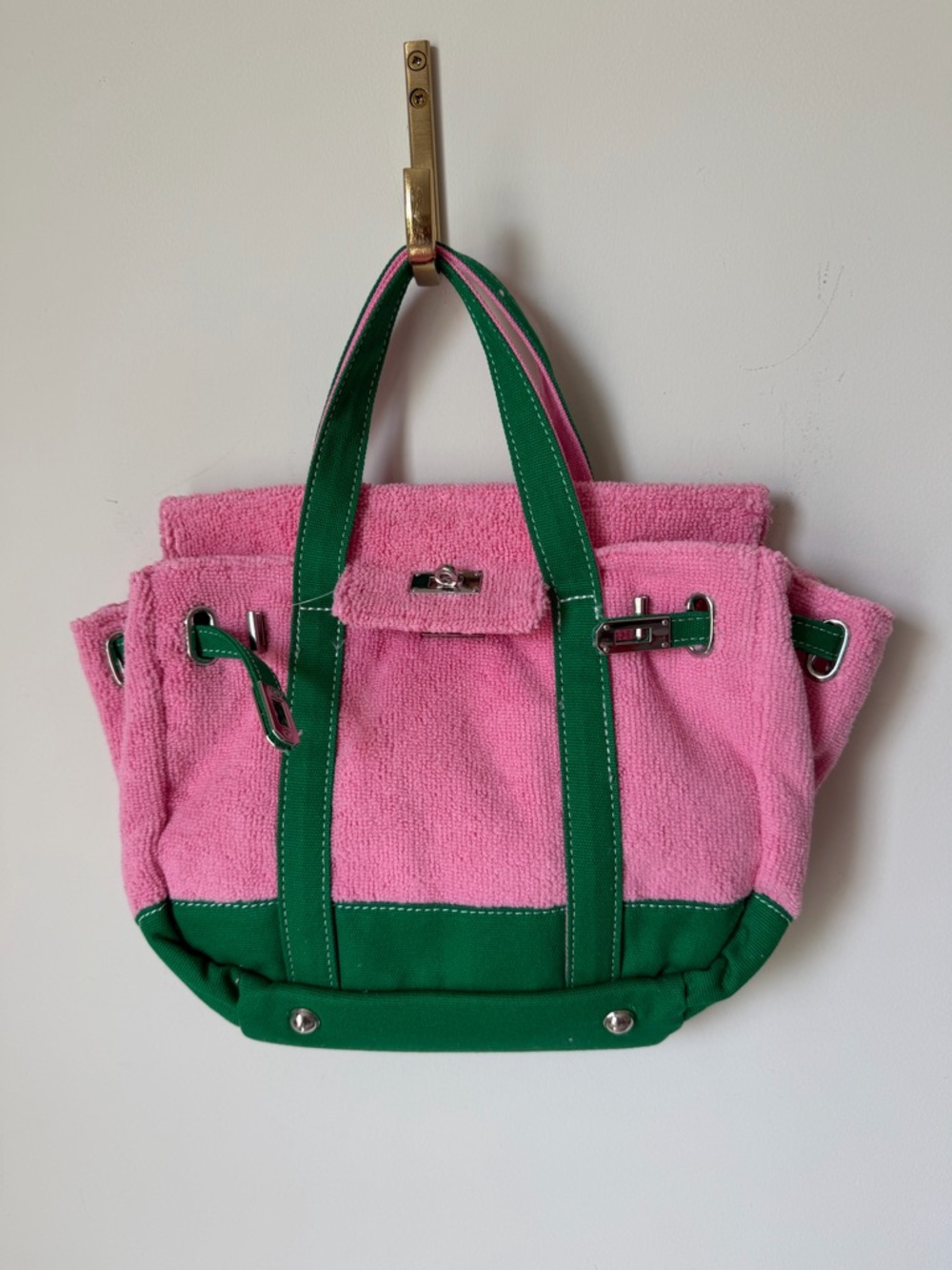 Viral Boatkin Pink and Green tote Mini Bag